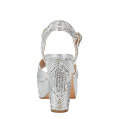 Marc Fisher Calyn Platform Sandal | Silver