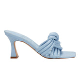 Marc Fisher Dru Knotted Slide Sandal | Light Blue