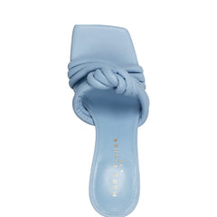Marc Fisher Dru Knotted Slide Sandal | Light Blue