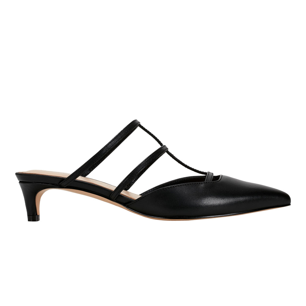 Marc Fisher Kodie Caged Strappy Pump | Black Leather