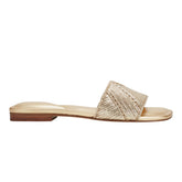 Marc Fisher Murphy Flat Sandal | Gold