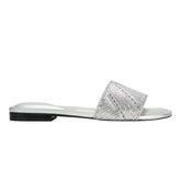 Marc Fisher Murphy Flat Sandal | Silver