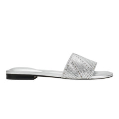 Marc Fisher Murphy Flat Sandal | Silver