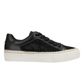 Marc Fisher Spryng Platform Laceup Sneaker | Black/Lace