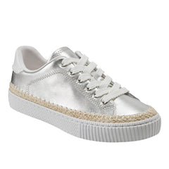 Marc Fisher Spryng Platform Laceup Sneaker | Silver