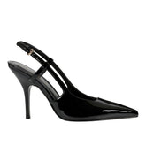 Marc Fisher Torry Slingback Pump | Black Patent Leather