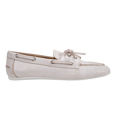 Marc Fisher Uleena Boat Shoe In Light Natural Leather V Uleena Lna04 | Light Natural Leather