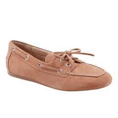 Marc Fisher Uleena Boat Shoe In Natural Suede V Uleena Mna01 | Natural Suede