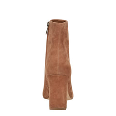 Marc Fisher Yanara Heeled Bootie | Natural Suede