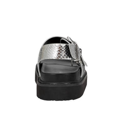 Marc Fisher Agenda Footbed Sandal | Silver