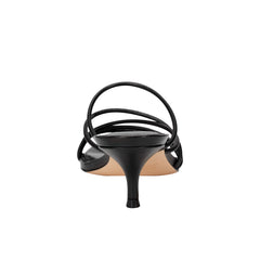 Marc Fisher Banna Strappy Dress Sandal | Black Leather