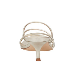 Marc Fisher Banna Strappy Dress Sandal | Gold Leather