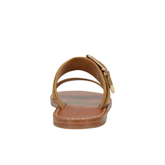 Marc Fisher Hallyn Flat Slide Sandal | Brown Suede