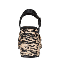 Marc Fisher Juliey Platform Sandal | Natural/Black