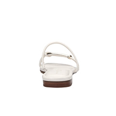 Marc Fisher Mazza Flat Slide Sandal | Chic Cream