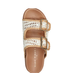 Marc Fisher Mylan Footbed Sandal | Chic Cream