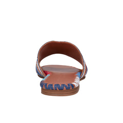 Marc Fisher Nottie Flat Slide Sandal | Blue Multi