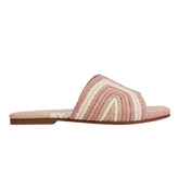 Marc Fisher Nottie Flat Slide Sandal | Pink Multi