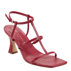 Marc Fisher Dennie Strappy Dress Sandal | Dark Pink Leather