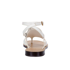 Marc Fisher Lille Thong Flat Sandal | White Leather