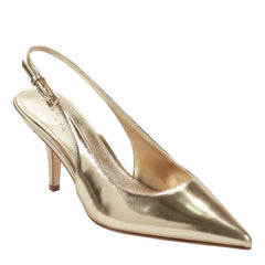 Marc Fisher Dorie Slingback Pump | Gold Metallic