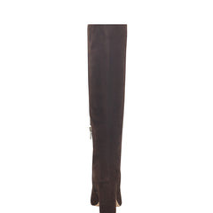 Marc Fisher Yarli Boot | Dark Brown Suede