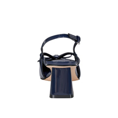 Marc Fisher Laily Bow Slingback Pump | Navy Patent