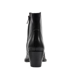 Marc Fisher Giulie Western Ankle Bootie | Black Leather