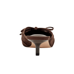 Marc Fisher Florin Kitten Heel Mule | Dark Brown