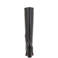 Marc Fisher Estella Knee High Boot | Dark Brown Leather