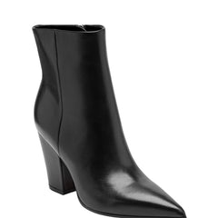 Marc Fisher Elynna Block Heel Bootie | Black Leather