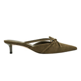 Marc Fisher Florin Kitten Heel Mule | Olive Green