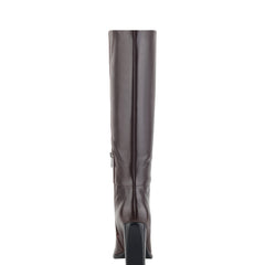 Marc Fisher Lannie Dress Boot | Dark Red Leather