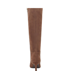 Marc Fisher Lucinda Kitten Heel Boot | Tan Suede