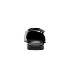 Marc Fisher Gabra Slingback Flat | Black Patent Leather