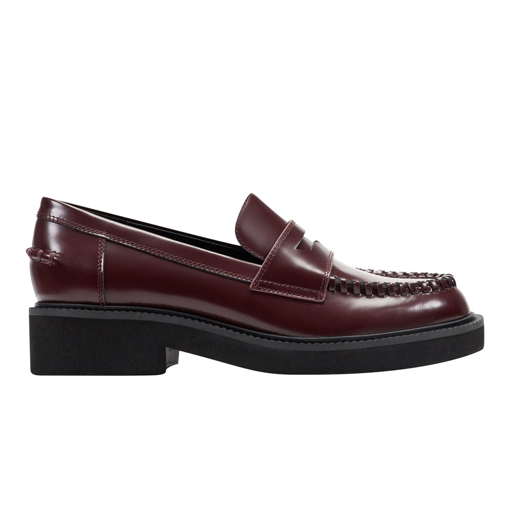Marc Fisher Dagman Casual Loafer | Dark Red Leather