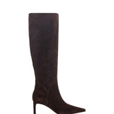 Marc Fisher Sabrina Boot | Dark Brown Suede
