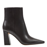 Marc Fisher Novella Block Heel Ankle Bootie | Dark Brown Leather
