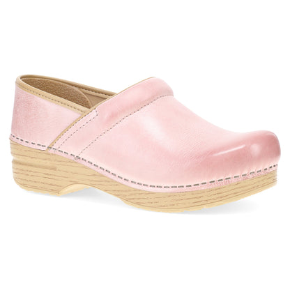 Pink Milled Burnished Clog,36
