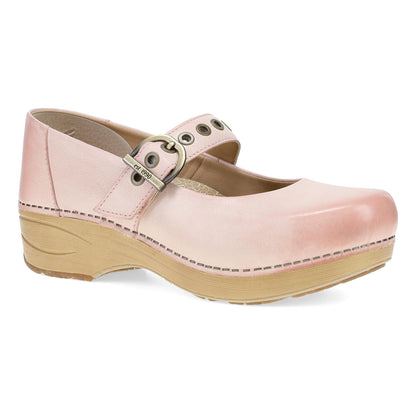 Pink Leather Mary Jane,36