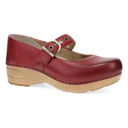 Red Leather Mary Jane,36