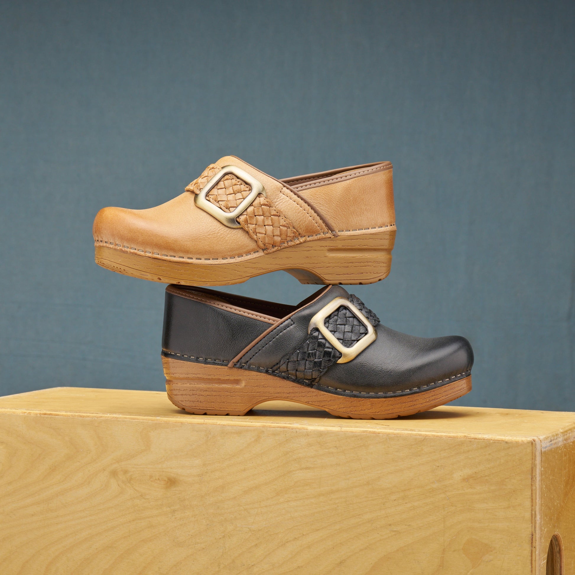 Dansko Pro Braided Honey Leather