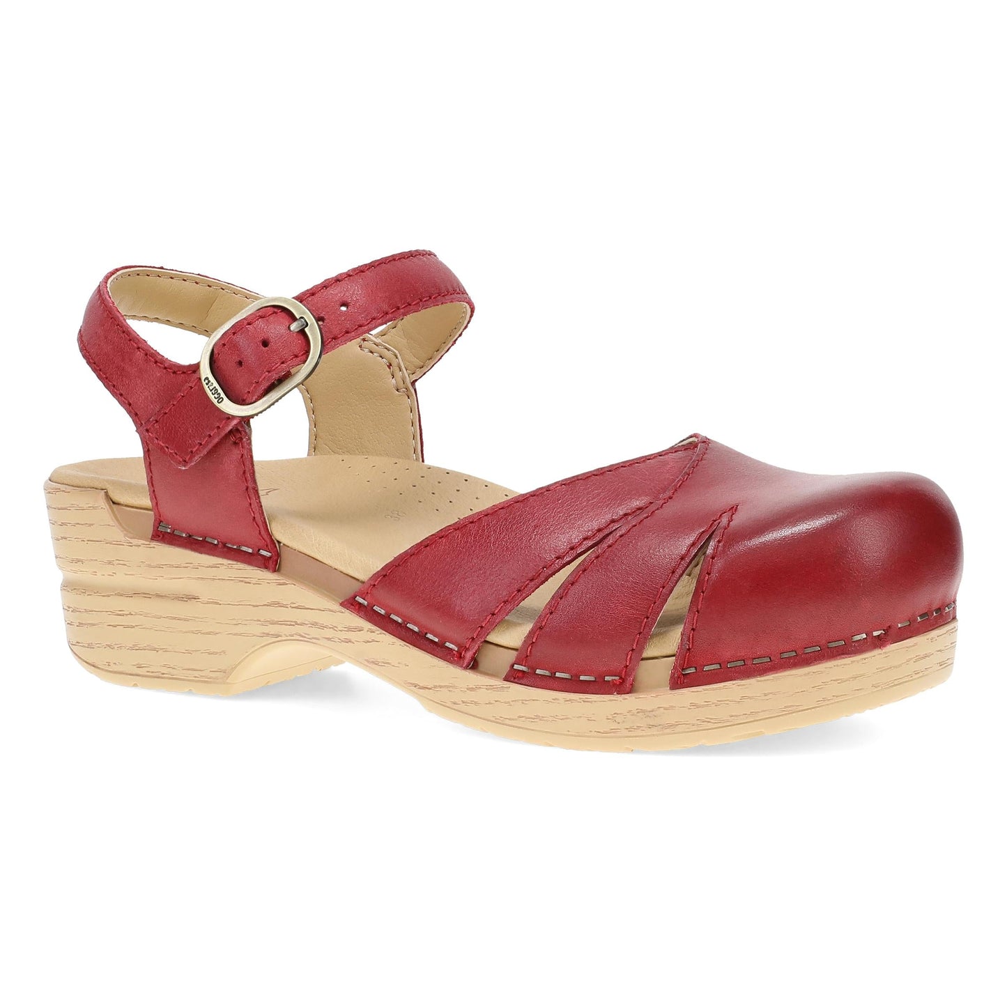 Dansko Margreta Red Burnished Nubuck