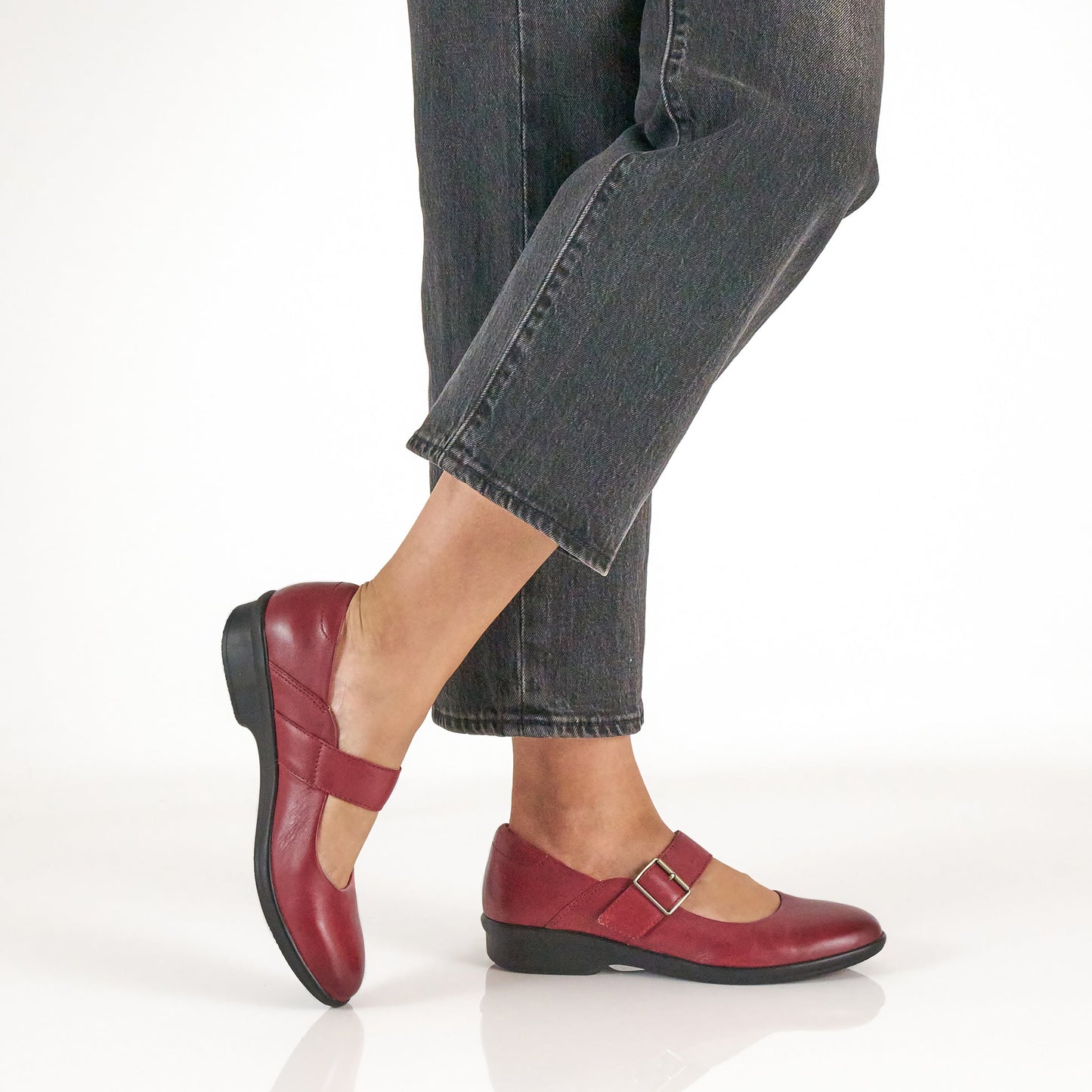 Dansko Collette Red Burnished Nubuck