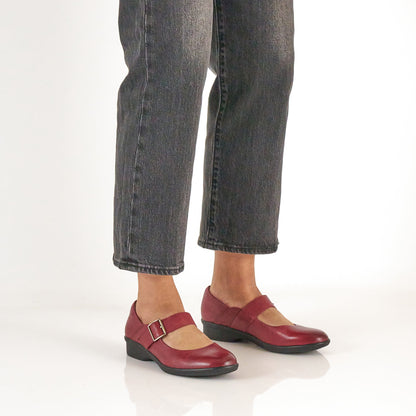 Dansko Collette Red Burnished Nubuck