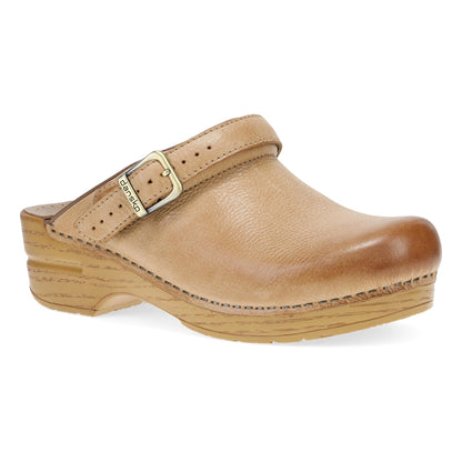 Honey Distressed Clog,35