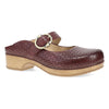 Sangria Leather Clog