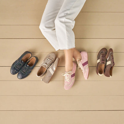 Dansko Milana Taupe/Gold Suede