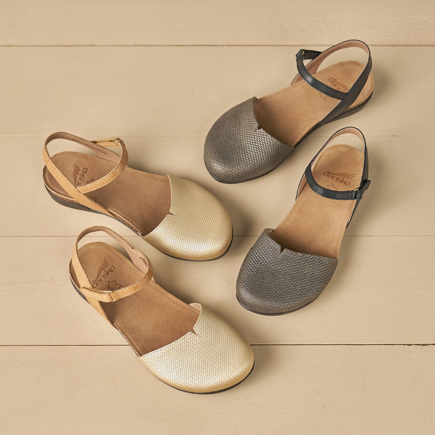 Dansko Rowan Grey/Pewter Leather