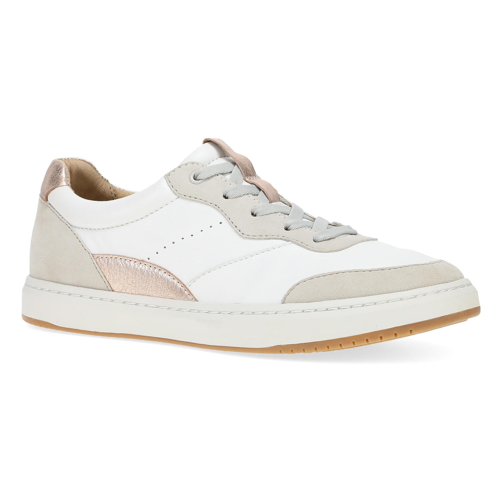 Dansko Josey White/Rose Gold Nappa